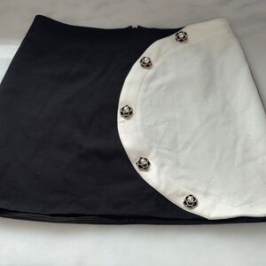 Corey Lynn Calter Black and White Skirt